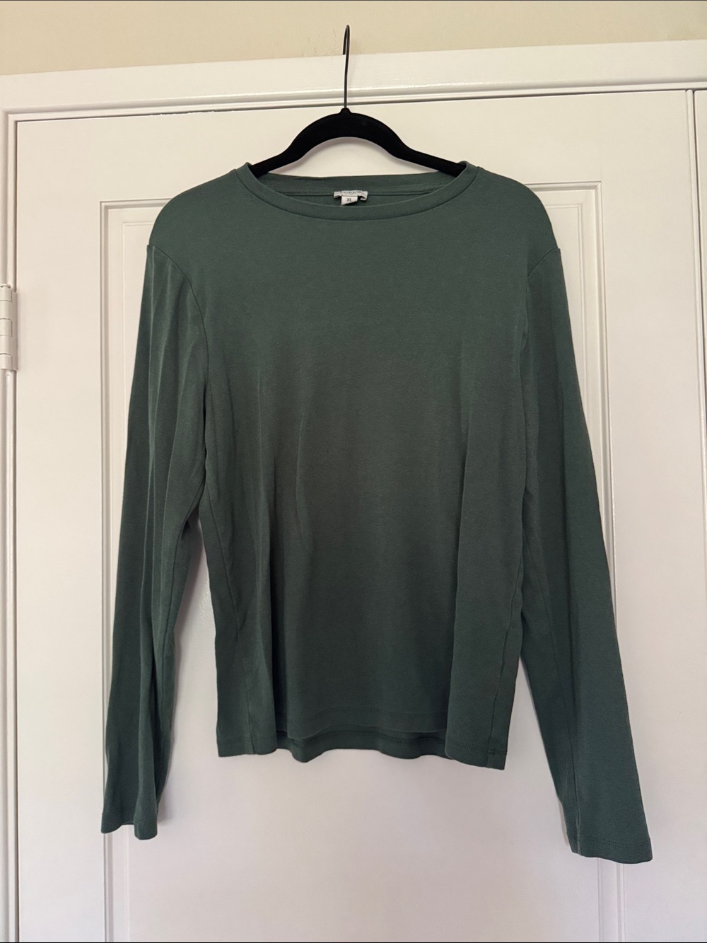 J. Crew Long-Sleeve Crewneck Tee - Green
